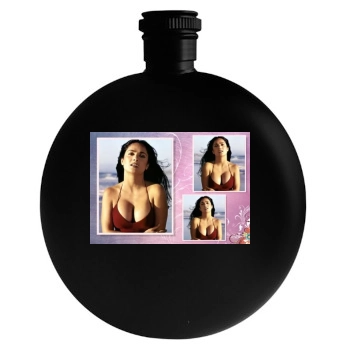 Salma Hayek Round Flask