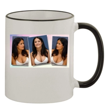 Salma Hayek 11oz Colored Rim & Handle Mug