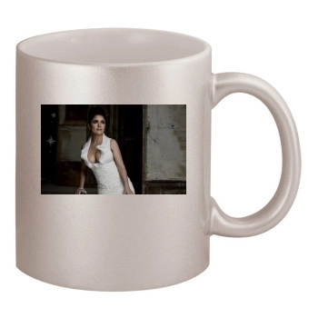 Salma Hayek 11oz Metallic Silver Mug