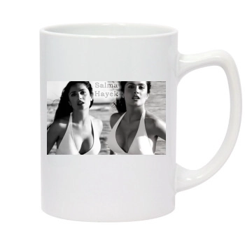 Salma Hayek 14oz White Statesman Mug