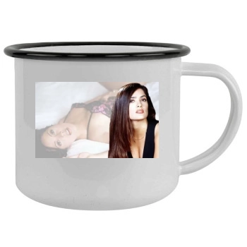 Salma Hayek Camping Mug