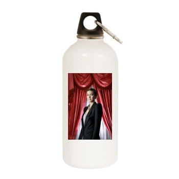 Whitney Port White Water Bottle With Carabiner