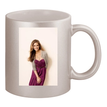 Sarah Michelle Gellar 11oz Metallic Silver Mug