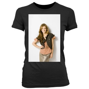 Sarah Michelle Gellar Women's Junior Cut Crewneck T-Shirt