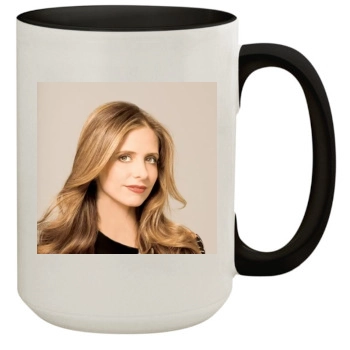 Sarah Michelle Gellar 15oz Colored Inner & Handle Mug