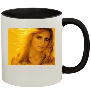 Sarah Michelle Gellar 11oz Colored Inner & Handle Mug