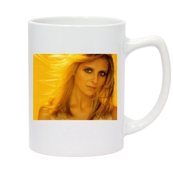 Sarah Michelle Gellar 14oz White Statesman Mug