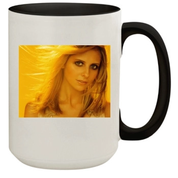 Sarah Michelle Gellar 15oz Colored Inner & Handle Mug