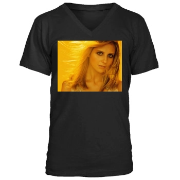 Sarah Michelle Gellar Men's V-Neck T-Shirt