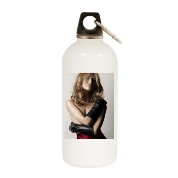 Sarah Michelle Gellar White Water Bottle With Carabiner