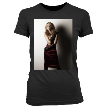 Sarah Michelle Gellar Women's Junior Cut Crewneck T-Shirt