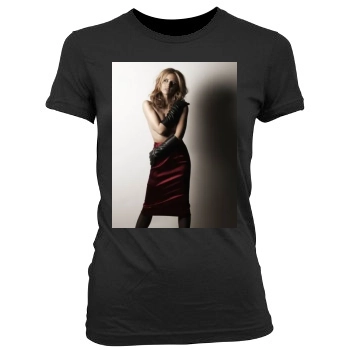 Sarah Michelle Gellar Women's Junior Cut Crewneck T-Shirt