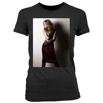 Sarah Michelle Gellar Women's Junior Cut Crewneck T-Shirt