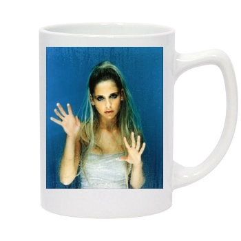 Sarah Michelle Gellar 14oz White Statesman Mug