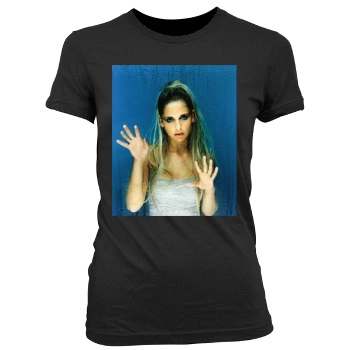 Sarah Michelle Gellar Women's Junior Cut Crewneck T-Shirt