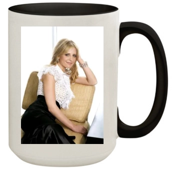 Sarah Michelle Gellar 15oz Colored Inner & Handle Mug