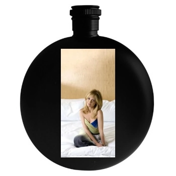 Sarah Michelle Gellar Round Flask