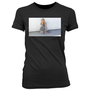 Sarah Michelle Gellar Women's Junior Cut Crewneck T-Shirt