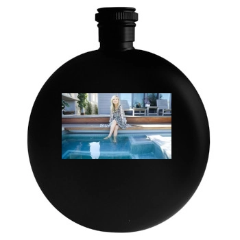 Sarah Michelle Gellar Round Flask