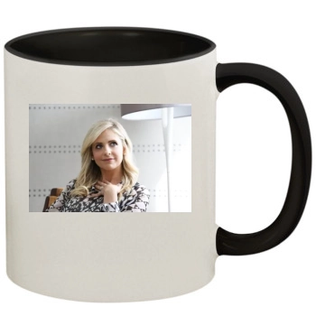 Sarah Michelle Gellar 11oz Colored Inner & Handle Mug