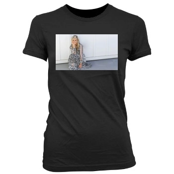 Sarah Michelle Gellar Women's Junior Cut Crewneck T-Shirt