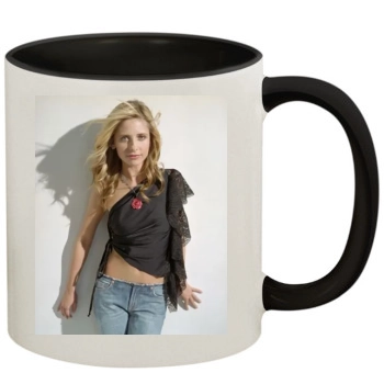 Sarah Michelle Gellar 11oz Colored Inner & Handle Mug