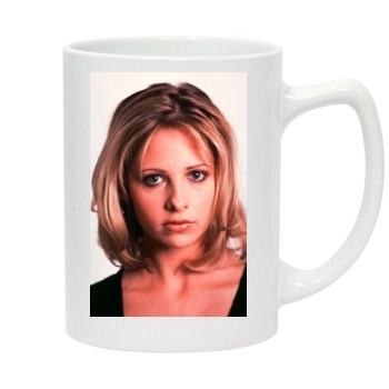 Sarah Michelle Gellar 14oz White Statesman Mug