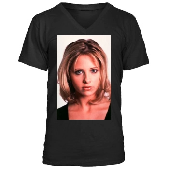 Sarah Michelle Gellar Men's V-Neck T-Shirt