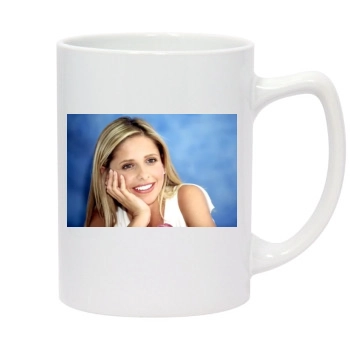 Sarah Michelle Gellar 14oz White Statesman Mug