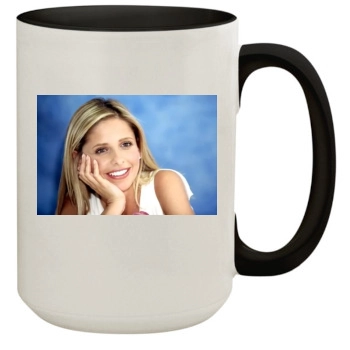 Sarah Michelle Gellar 15oz Colored Inner & Handle Mug