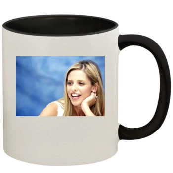 Sarah Michelle Gellar 11oz Colored Inner & Handle Mug