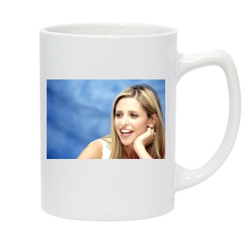 Sarah Michelle Gellar 14oz White Statesman Mug