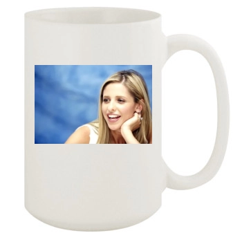 Sarah Michelle Gellar 15oz White Mug