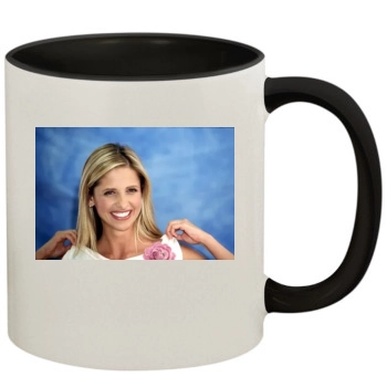 Sarah Michelle Gellar 11oz Colored Inner & Handle Mug