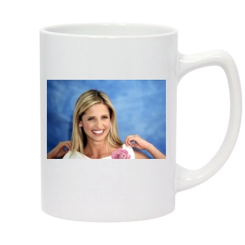 Sarah Michelle Gellar 14oz White Statesman Mug