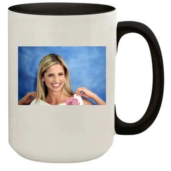 Sarah Michelle Gellar 15oz Colored Inner & Handle Mug