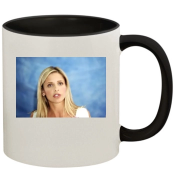 Sarah Michelle Gellar 11oz Colored Inner & Handle Mug