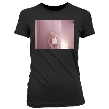 Sarah Michelle Gellar Women's Junior Cut Crewneck T-Shirt