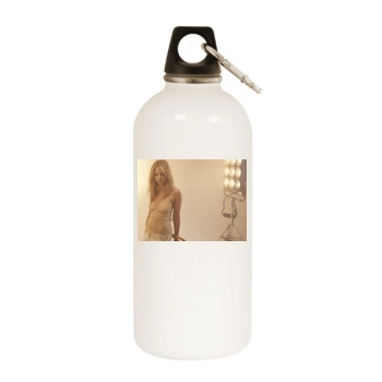 Sarah Michelle Gellar White Water Bottle With Carabiner