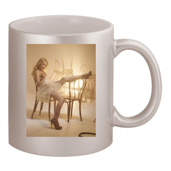 Sarah Michelle Gellar 11oz Metallic Silver Mug