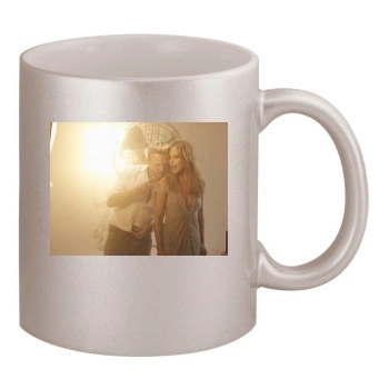 Sarah Michelle Gellar 11oz Metallic Silver Mug