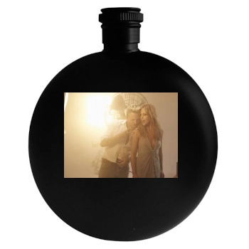 Sarah Michelle Gellar Round Flask