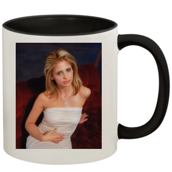 Sarah Michelle Gellar 11oz Colored Inner & Handle Mug