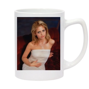 Sarah Michelle Gellar 14oz White Statesman Mug