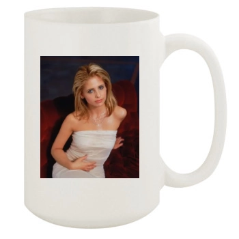 Sarah Michelle Gellar 15oz White Mug