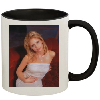 Sarah Michelle Gellar 11oz Colored Inner & Handle Mug