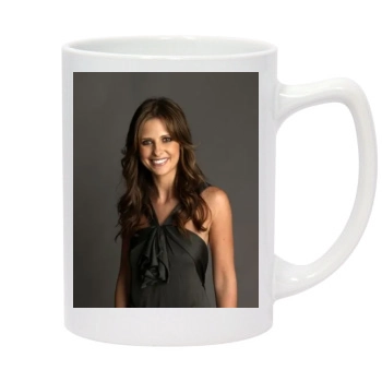 Sarah Michelle Gellar 14oz White Statesman Mug