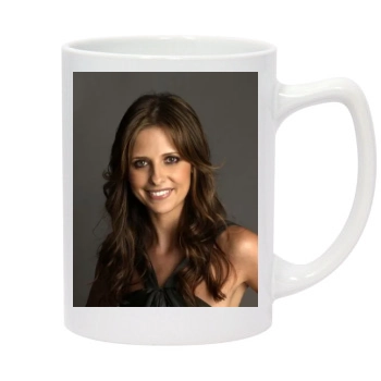 Sarah Michelle Gellar 14oz White Statesman Mug