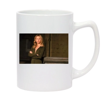 Sarah Michelle Gellar 14oz White Statesman Mug