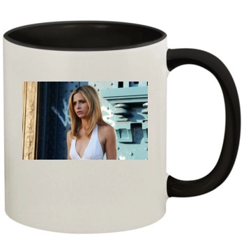 Sarah Michelle Gellar 11oz Colored Inner & Handle Mug